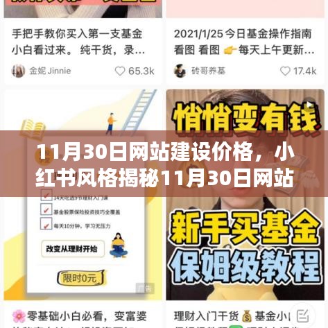 揭秘网站建设价格，小红书风格最新行情一网打尽！