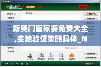 新奥门管家婆免费大全,实地验证策略具体_NLC83.264分析版