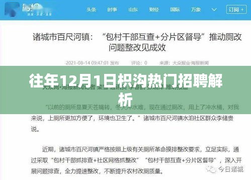 枳沟热门招聘解析，历年12月1日招聘趋势解读