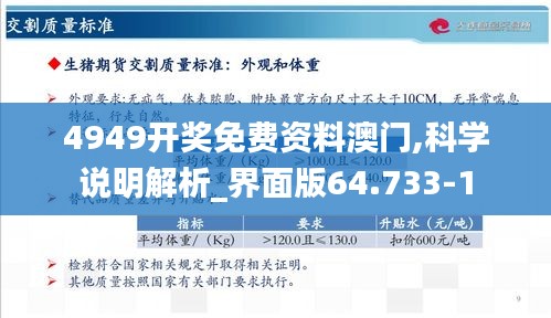 4949开奖免费资料澳门,科学说明解析_界面版64.733-1
