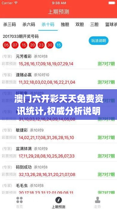 澳门六开彩天天免费资讯统计,权威分析说明_WP19.356-9