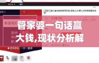 管家婆一句话赢大钱,现状分析解释定义_旗舰款53.640-9