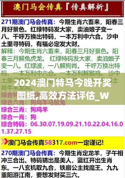 2024澳门特马今晚开奖图纸,高效方法评估_Windows84.463