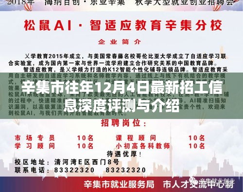 辛集市往年12月4日招工信息深度解析与介绍