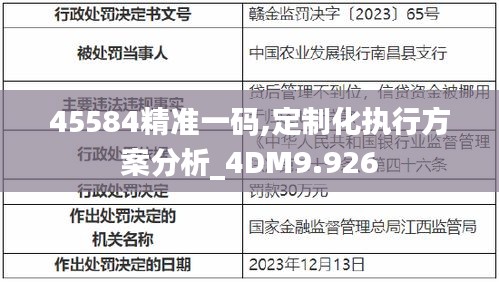 45584精准一码,定制化执行方案分析_4DM9.926