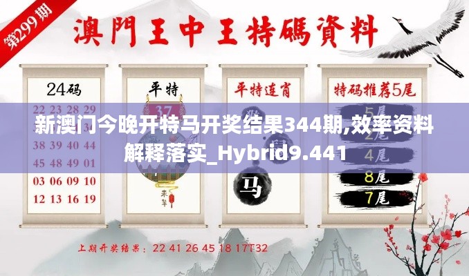新澳门今晚开特马开奖结果344期,效率资料解释落实_Hybrid9.441