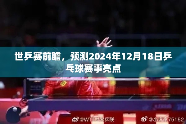 世乒赛前瞻，预测乒乓球赛事亮点，聚焦2024年12月18日精彩对决！