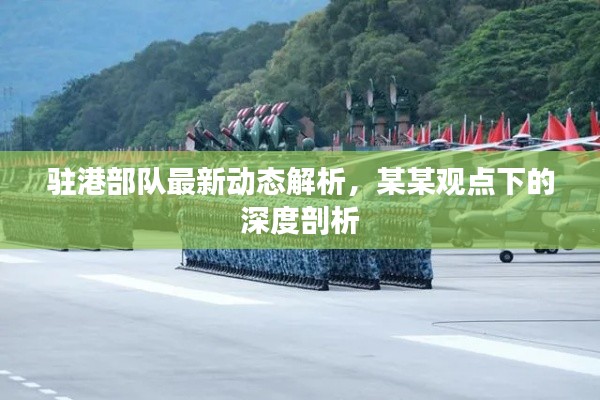 驻港部队最新动态解析，某某观点下的深度探讨
