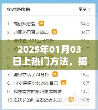 揭秘，如何上热门话题榜——2025年策略分享