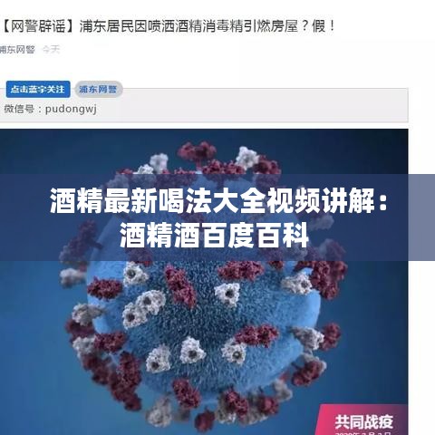 酒精最新喝法大全视频讲解：酒精酒百度百科 