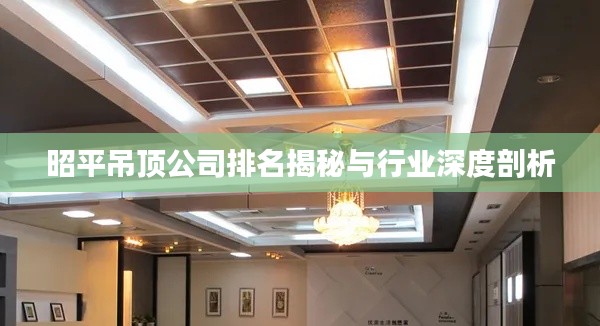 昭平吊顶公司排名揭秘与行业深度剖析