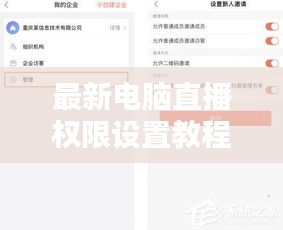 最新电脑直播权限设置教程，轻松掌握设置步骤！
