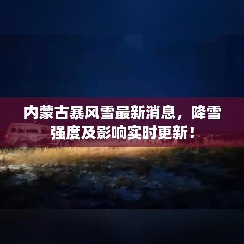 内蒙古暴风雪最新消息，降雪强度及影响实时更新！