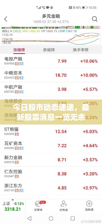 今日股市动态速递，最新股票消息一览无余