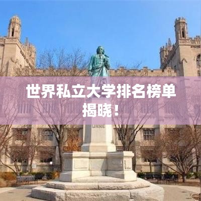 世界私立大学排名榜单揭晓！