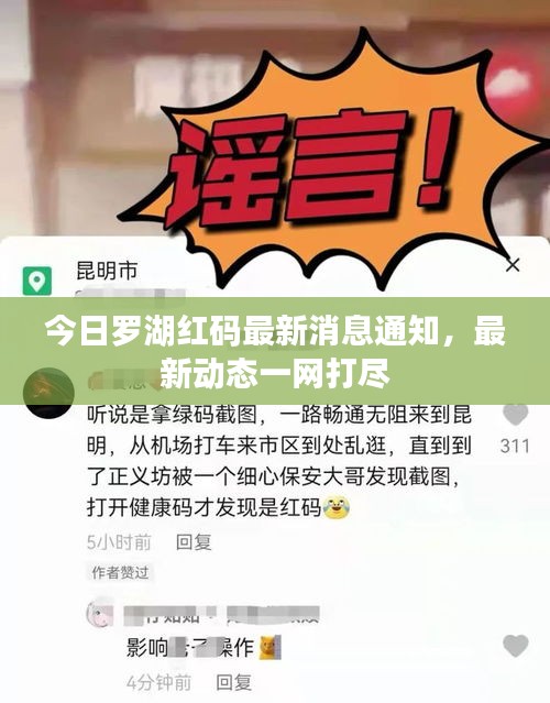 今日罗湖红码最新消息通知，最新动态一网打尽