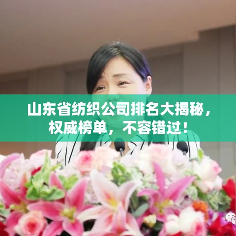 山东省纺织公司排名大揭秘，权威榜单，不容错过！
