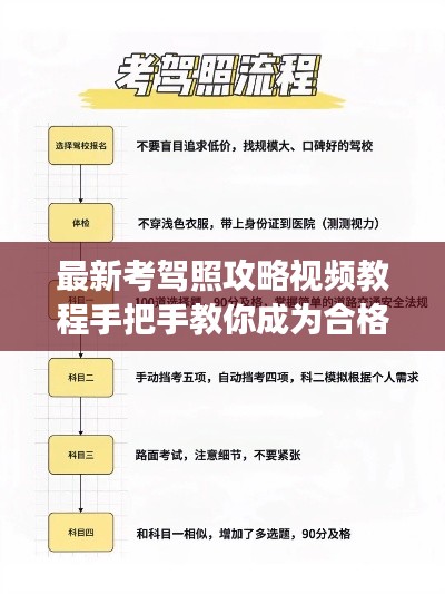 最新考驾照攻略视频教程手把手教你成为合格驾驶员！
