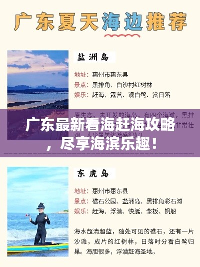广东最新看海赶海攻略，尽享海滨乐趣！