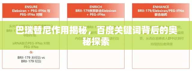 巴瑞替尼作用揭秘，百度关键词背后的奥秘探索