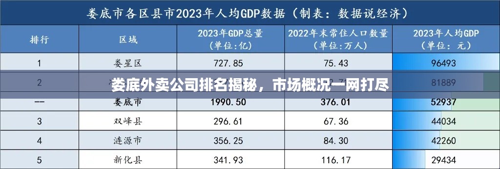 娄底外卖公司排名揭秘，市场概况一网打尽