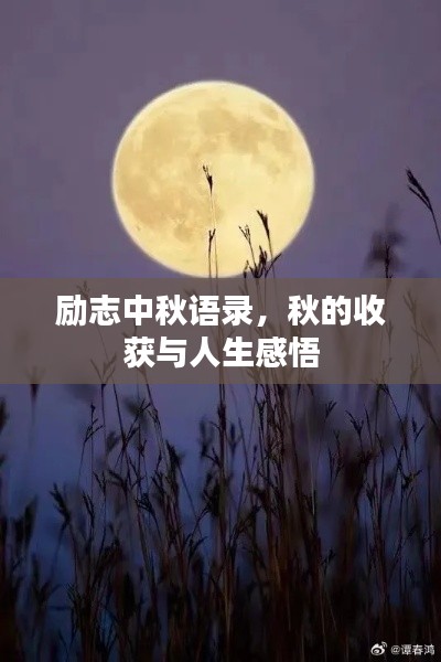 励志中秋语录，秋的收获与人生感悟