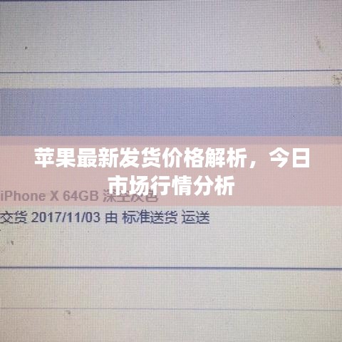 苹果最新发货价格解析，今日市场行情分析