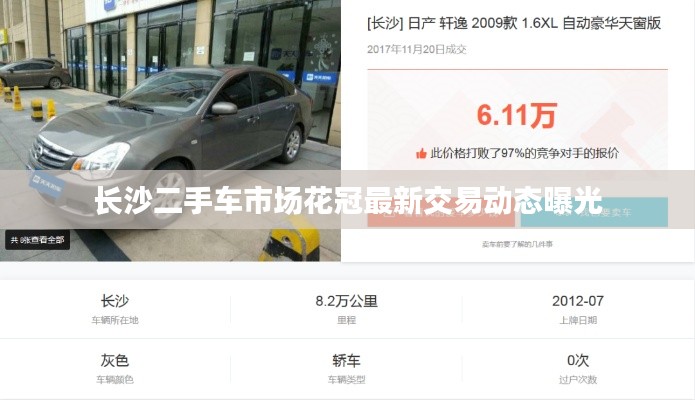 长沙二手车市场花冠最新交易动态曝光