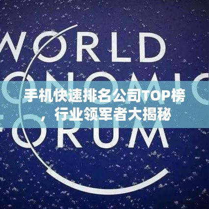 手机快速排名公司TOP榜，行业领军者大揭秘