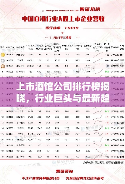 上市酒馆公司排行榜揭晓，行业巨头与最新趋势一网打尽
