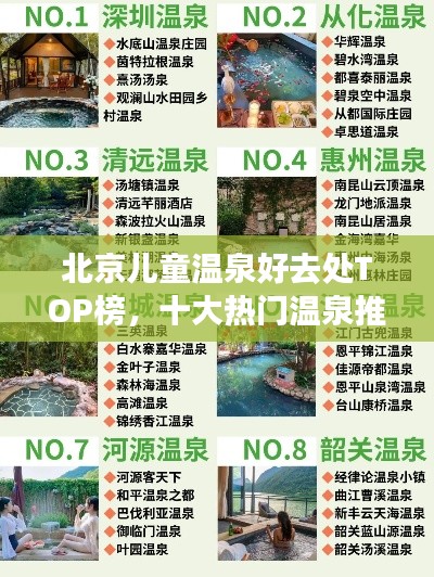 北京儿童温泉好去处TOP榜，十大热门温泉推荐！