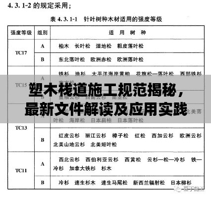 塑木栈道施工规范揭秘，最新文件解读及应用实践