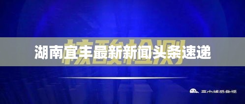 湖南宜丰最新新闻头条速递