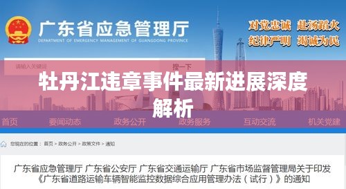 牡丹江违章事件最新进展深度解析