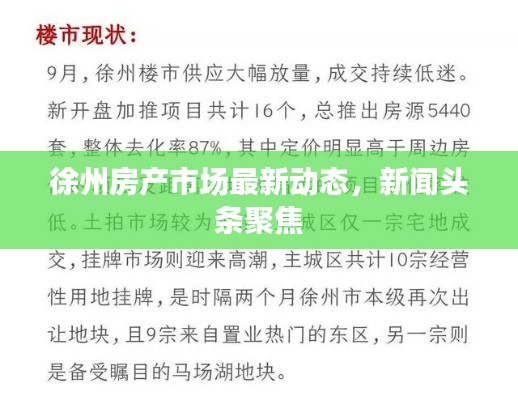 徐州房产市场最新动态，新闻头条聚焦