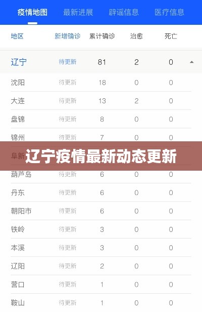 辽宁疫情最新动态更新