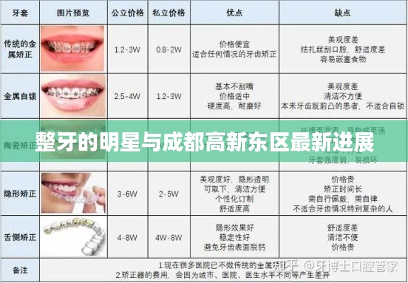 整牙的明星与成都高新东区最新进展