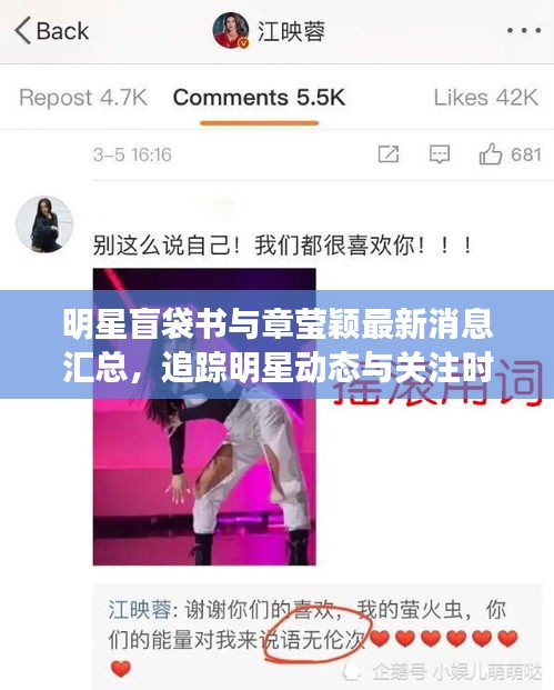 明星盲袋书与章莹颖最新消息汇总，追踪明星动态与关注时事热点