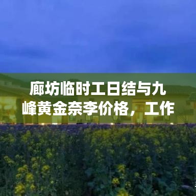 廊坊临时工日结与九峰黄金奈李价格,工作与果实市场的交汇焦点