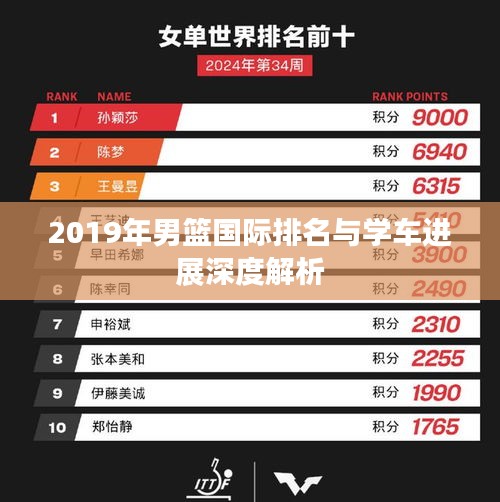 2019年男篮国际排名与学车进展深度解析