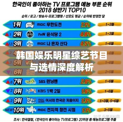韩国娱乐明星综艺节目与选情深度解析
