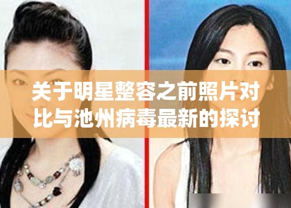 关于明星整容之前照片对比与池州病毒最新的探讨